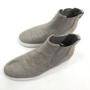 Vince Newlyn Wool High Top Sneakers 7 NWOT Gray